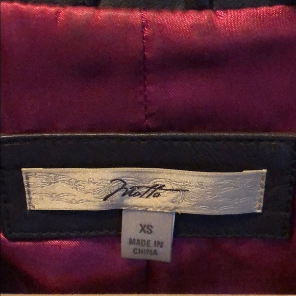 Motto Dark Brown Leather Jacket - Picture 5 of 6